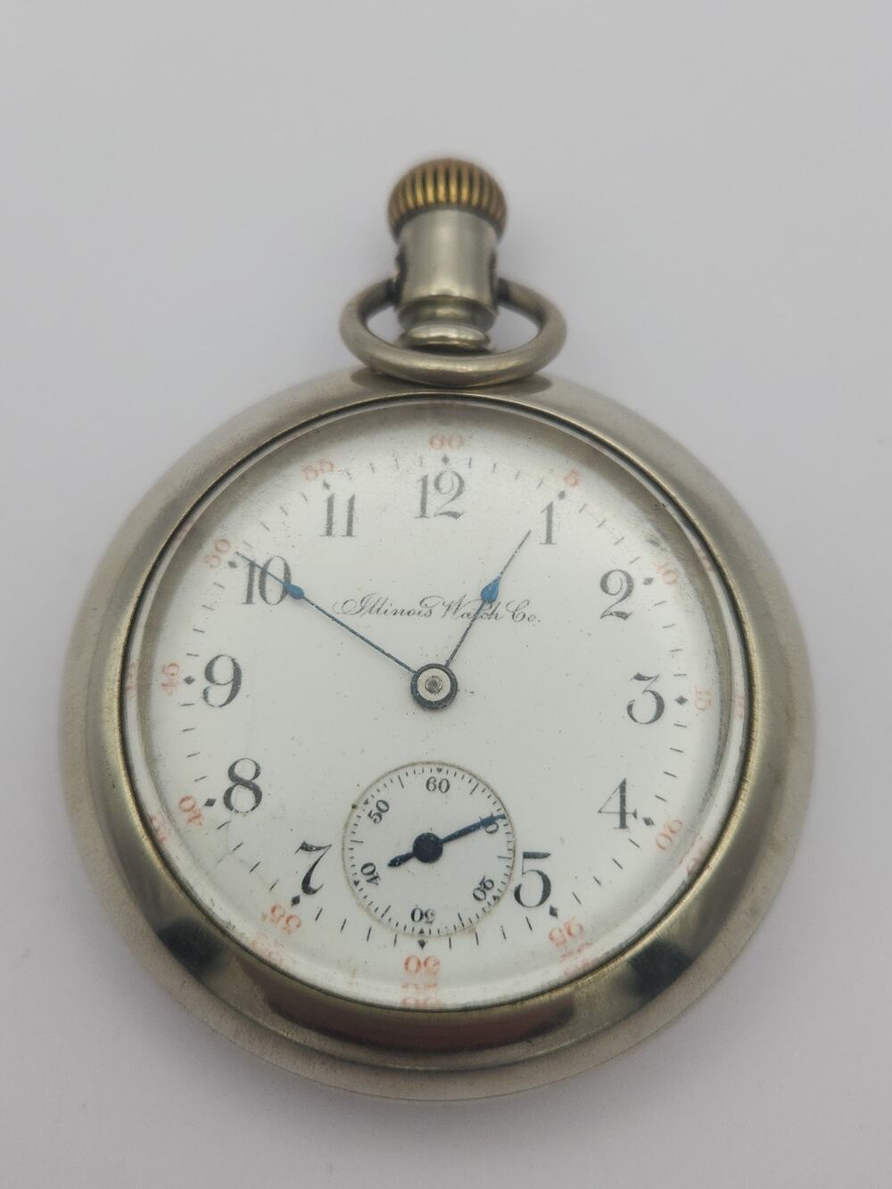 1907 ILLINOIS Watch Co. 17J Pocket Watch. Running w/ Issues.